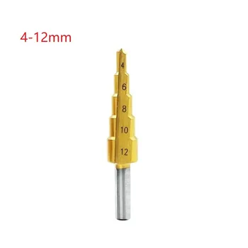 Details about   4241 High Speed Steel Step Drill Bit For Stainless Steel Cutting 4-12/20/30mm 